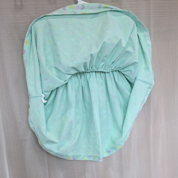 Falls Creek Mint Butterfly Print Casual Dress - Picture 4 of 4